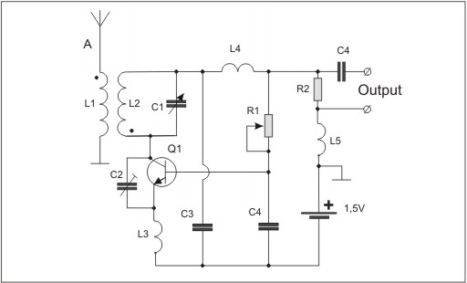 BC547,BC557 in transistor radio FM