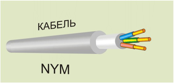 Изображение кабеля HYM.